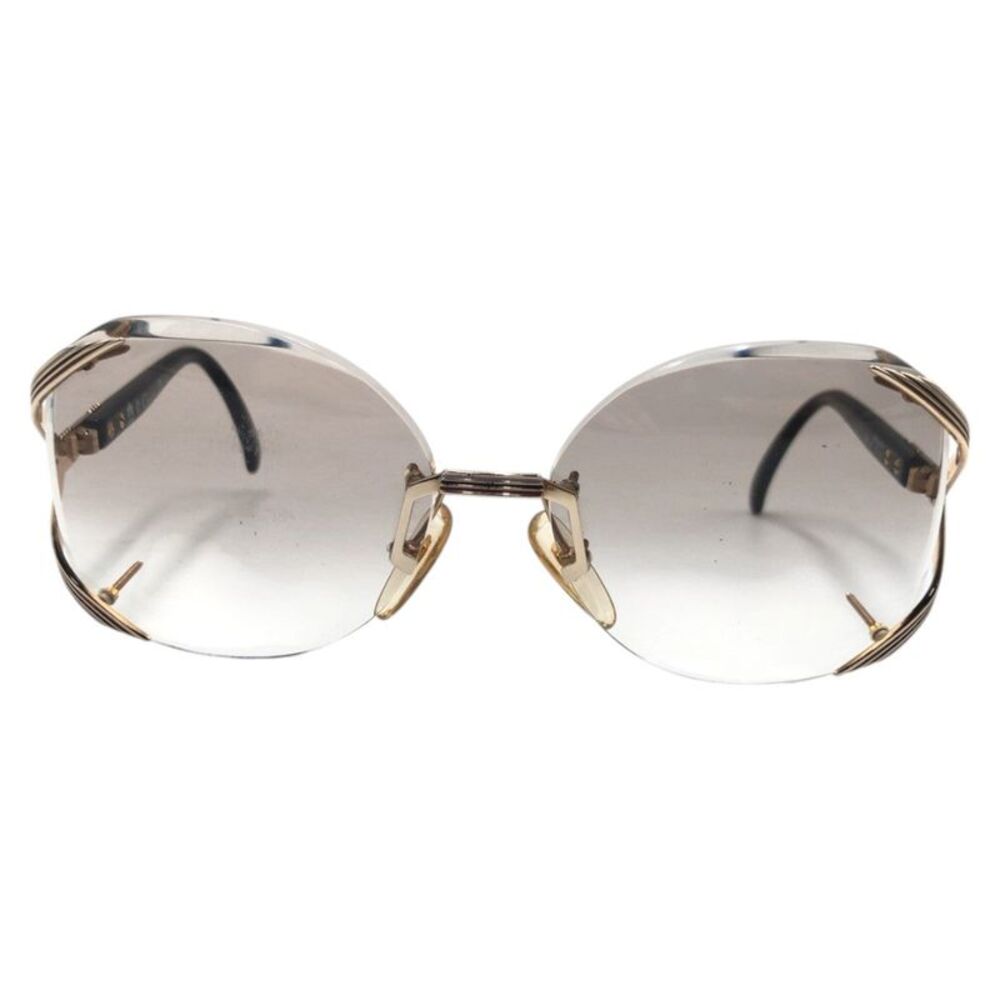 Dior Vintage Gold Metal CD Logo Sunglasses - Picture 2 of 6